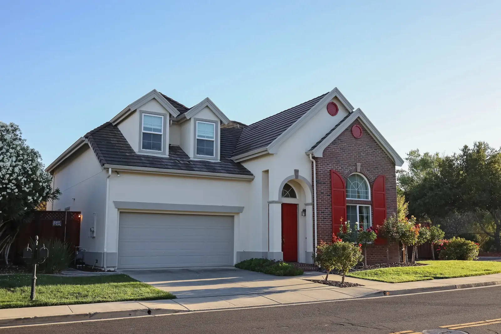 Residential property with a covered front porch in central Illinois